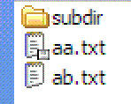 marked file